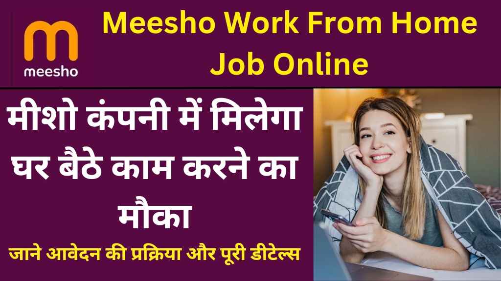 Meesho Work From Home Job Online