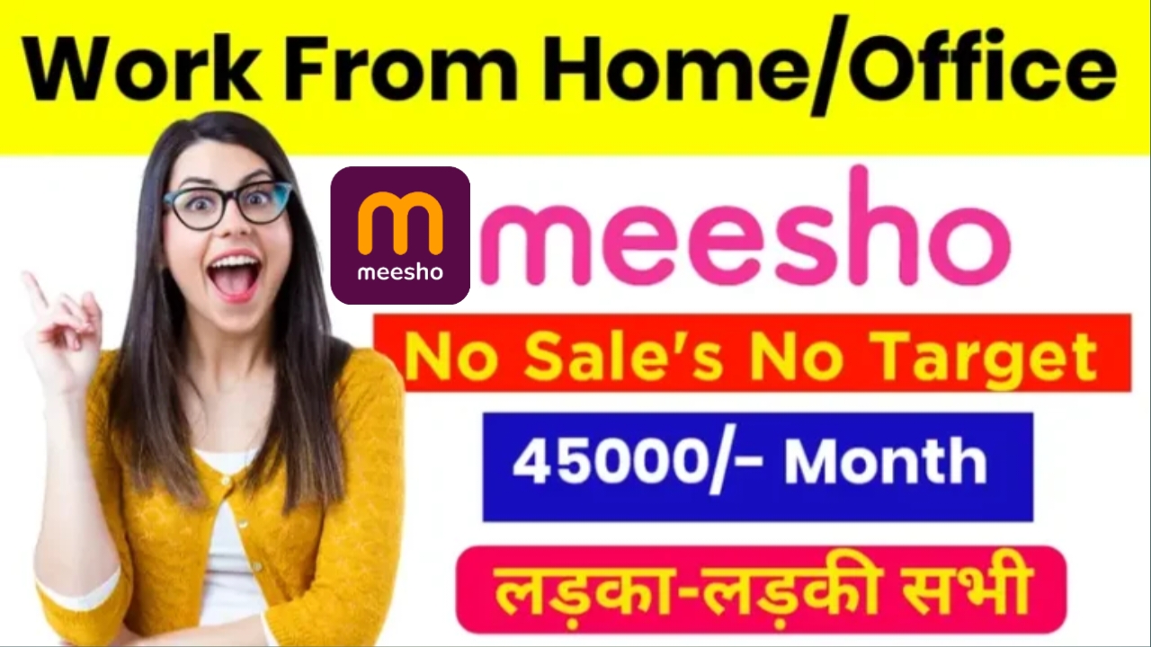 Meesho Work From Home Job 2025